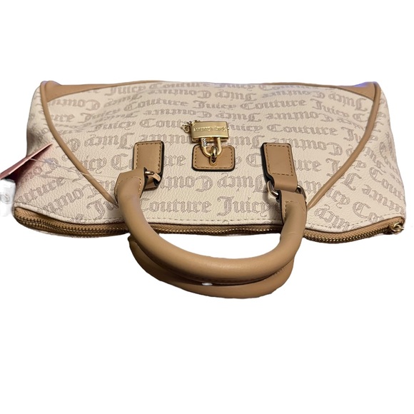 Juicy Couture Eastside Westside white Pecan Satchel crossbody bag - Picture 6 of 8